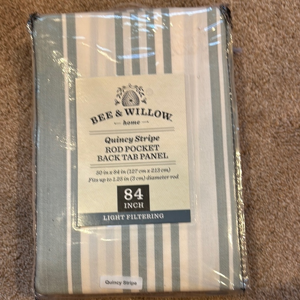 Bee & Willow Quincy Stripe Curtain Panel